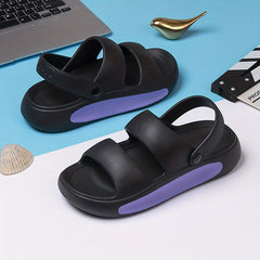Men's Dual Purpose Pillow Sandals Casual Non Slip Shoes