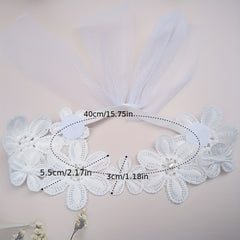 Toddler Girls Flowers Headbands Set of 3