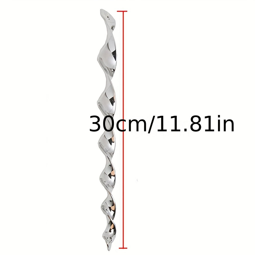 10pcs Outdoor Spiral Reflective Bird Repeller Stick Garden Fruit Tree