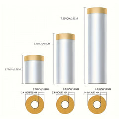 1pc Tape And Drape Automotive Masking Paper 66 ft