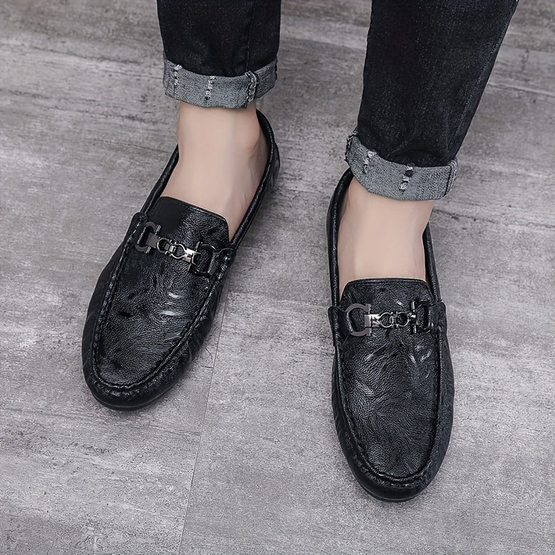 Men's Moc Toe Loafer Shoes Slip On Driving Shoes Men's Shoes
