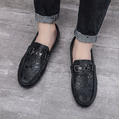 Men's Moc Toe Loafer Shoes Slip On Driving Shoes Men's Shoes