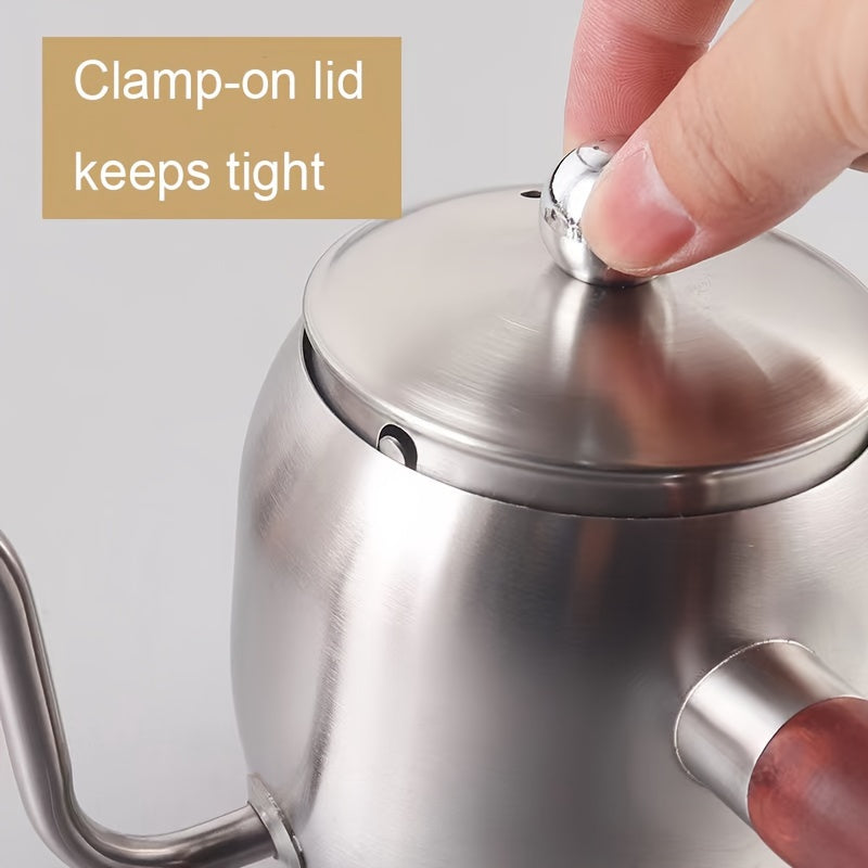 304 Stainless Steel Coffee Pot Classic Tea Pot for Outdoor