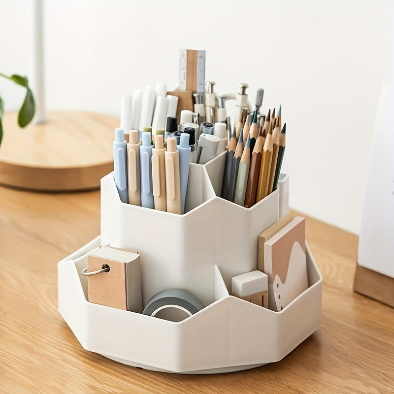 Large Plastic Non-rotating Pen Holder Storage Box