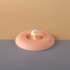 Football Decor Reusable Silicone Cup Cover, Suction Cup Lid
