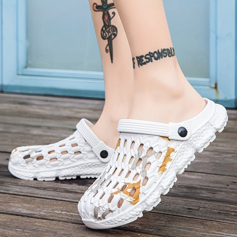 Men's Closed Toe Water Clogs Sandals Soft Sole
