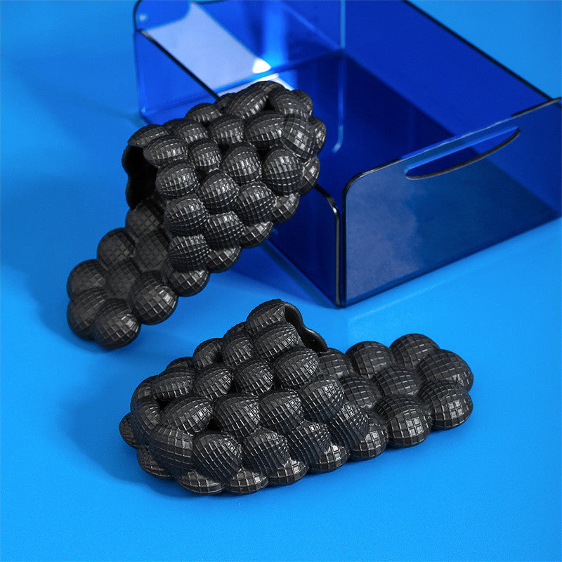 Lychee Bubble Slippers for Girls Non Slip Lightweight Open Toe Slippers
