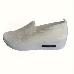 Breathable Mesh Woven Shoes Lightweight Running Sneakers