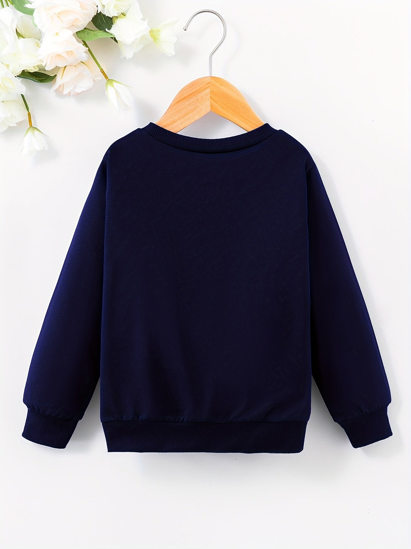 Girls' Halloween Sweatshirt Top No You Hang Up Print Round Neck