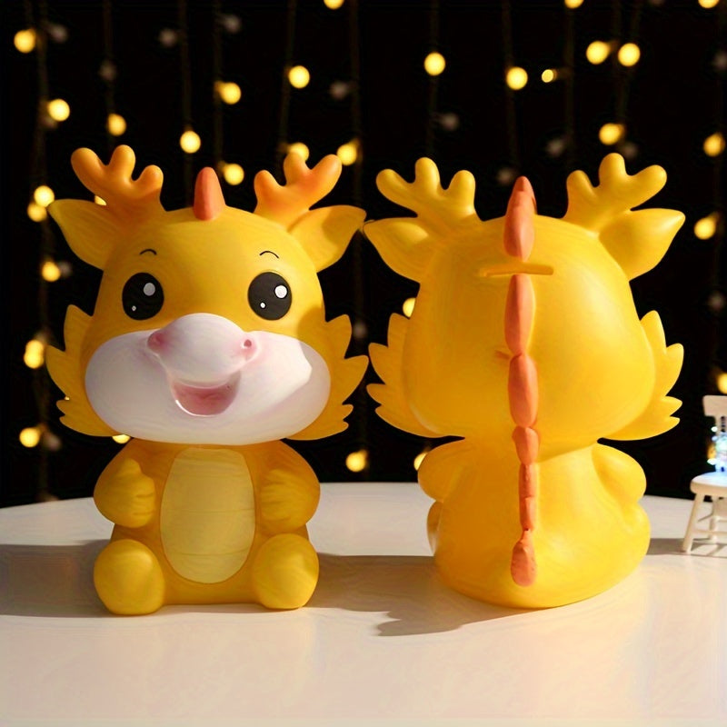 Creative Silicone Piggy Bank Dragon Decoration Dragon Year Gift
