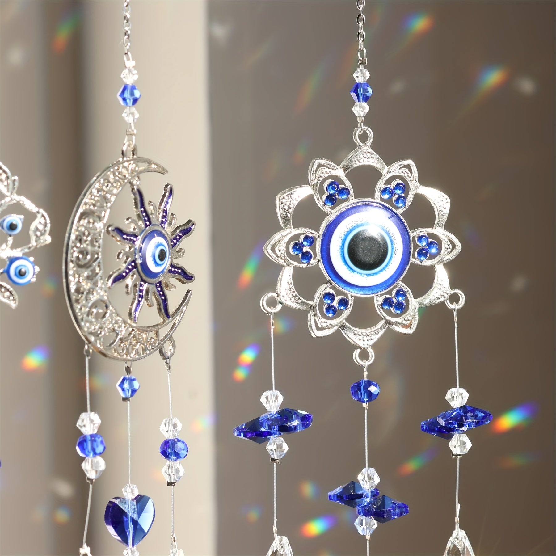 Rainbow Maker Tree Of Life Glass Prism Suncatcher Window Pendant Decor