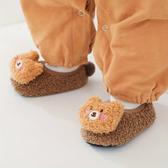 Christmas Animal Slippers 1pair Non slip Baby Toddler Shoes Socks