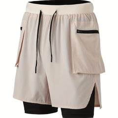 Men's Running Shorts with Pockets - Ideal for Gym and Workouts
