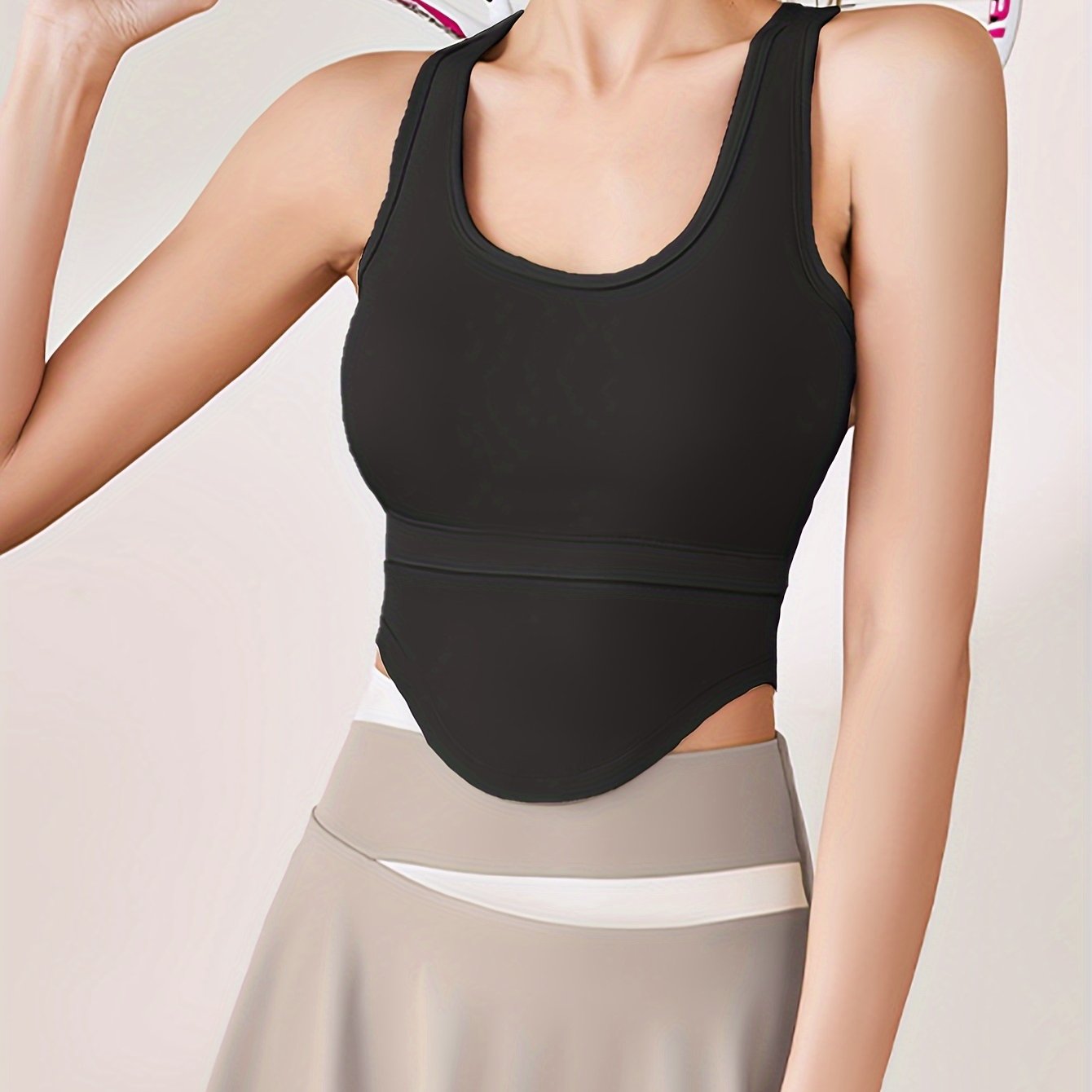 High Stretch Racerback Sporty Bra for Women