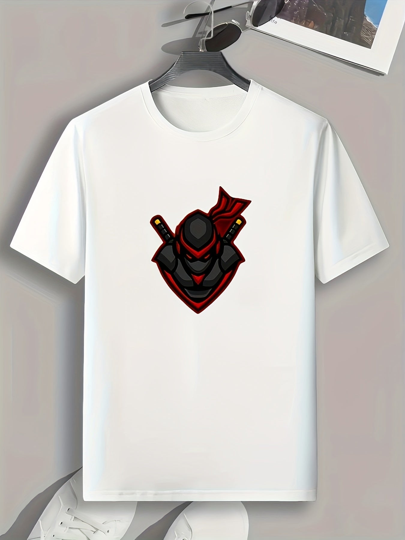 Soldier Print Men's Graphic T shirt Casual Comfy Tees