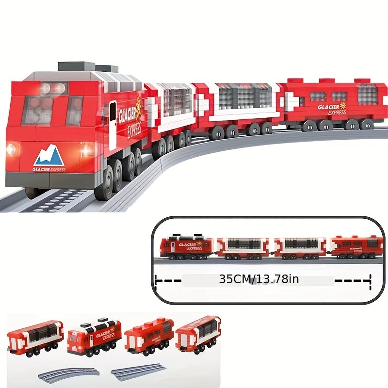 High Speed Rail Train Model Assembly Set Toys
