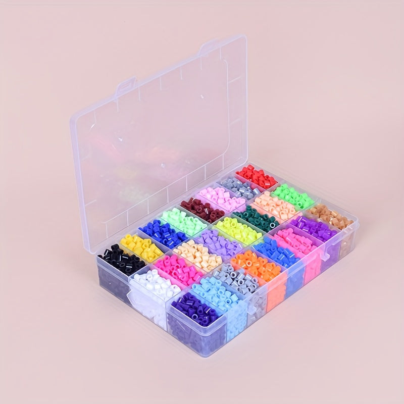 2400pcs 4800pcs 5mm Candy Colors Mixed Beads Fuse Beads Refill Box