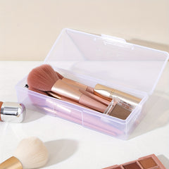 Portable Makeup Brush Storage Box Large Capacity for Travel Dustproof