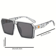 Large Square Sunglasses Anti Glare UV400