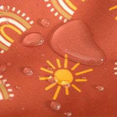 Rainbow Print Waterproof Diaper Storage Bag Mommy Bag