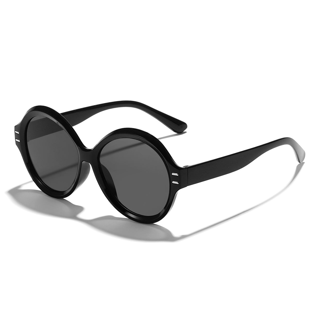 Vintage Oversized Round Sunglasses Women Sun Protection