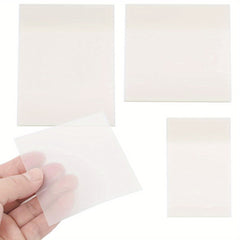 Clear Sticky Notes Set 3 Sizes 150PCS Self Stick Waterproof Notes