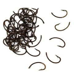 100pcs Barbless Trout Fishing Hooks for Flies Jig Nymph Stonefly Caddis Wet/Dry