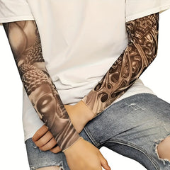 Men's Cooling Arm Sleeves Long Anti slip UV Protection Sports Arm Sleeves