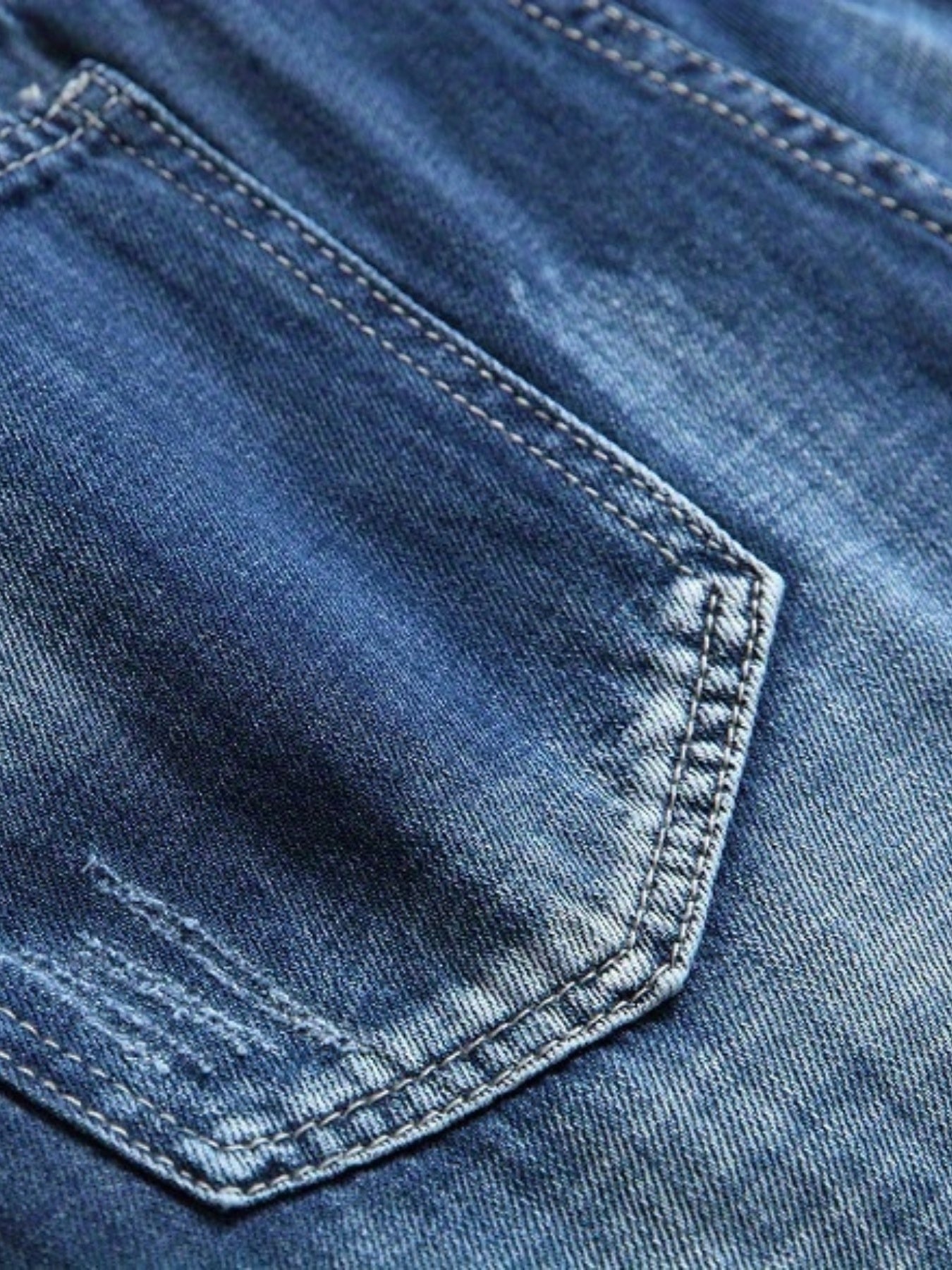 Men's Ripped Denim Shorts Distressed Casual Street Style