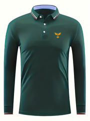 Phoenix Print Men's Lightweight Polo Shirt