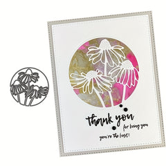 Circle Flower Metal Cutting Dies DIY Scrapbooking Album Paper Cards Crafts