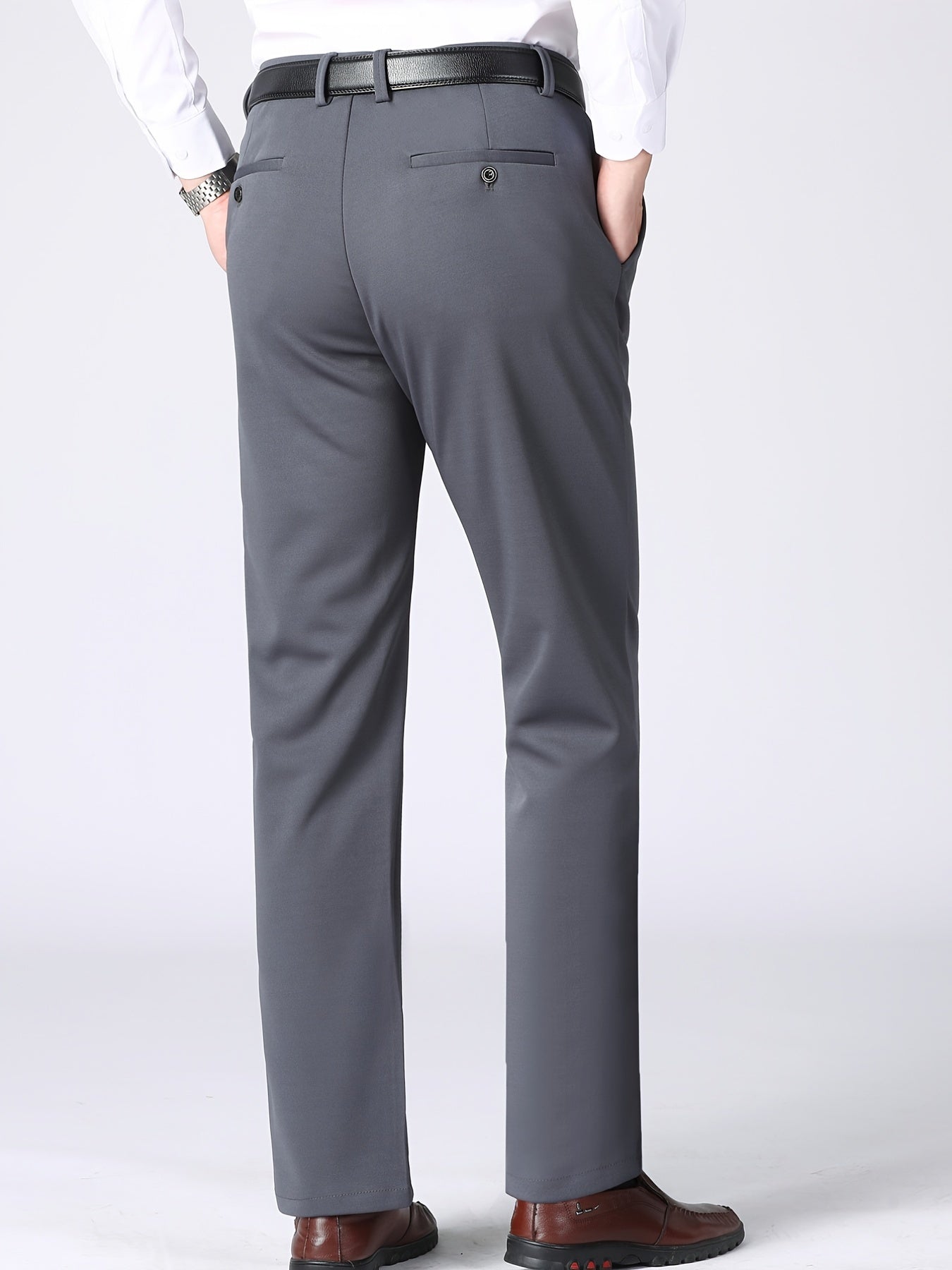 Men's Formal Solid Dress Pants Spring Fall Business