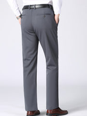 Men's Formal Solid Dress Pants Spring Fall Business