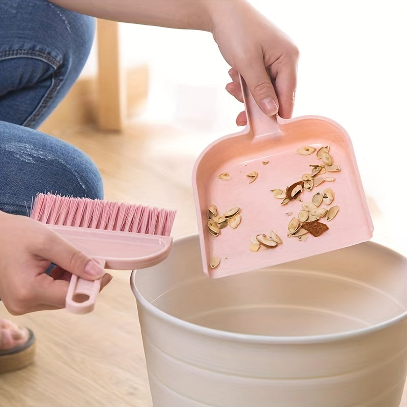 Mini Broom & Dustpan Set - Desktop Cleaning & Quick Cleanups