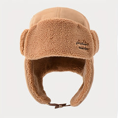 Lamb Velvet Winter Hat Windproof Warm for Cycling Skiing Climbing