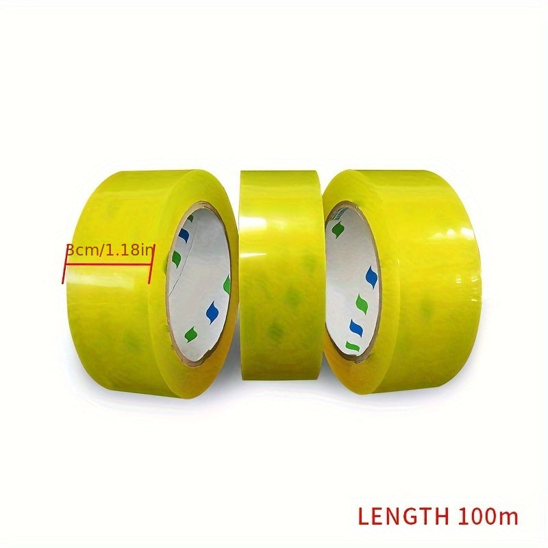 Wide Express Logistics Sealing And Packaging Tape Transparent Yellow Tape