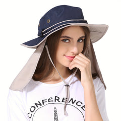 Quick Drying Sun Hat with Neck Guard UV Protection Boonie Hat