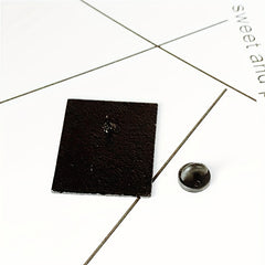 Vintage Style Hand-painted Alloy Brooch