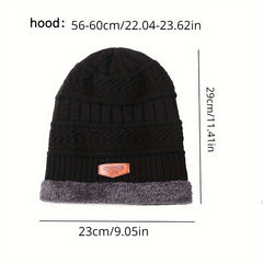 Winter Coldproof Knitted Hat with Ear Protection for Outdoor Activities