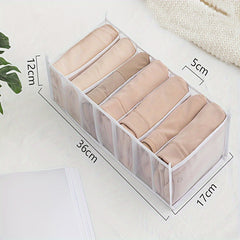 Wardrobe Closet Clothes Organizer Storage Basket for Pants Jeans Shirts