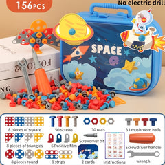 DIY Screw Box Set for Ages 3+ Creative Building Toys