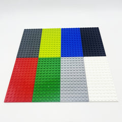 8pcs/4pcs Double-sided Baseplate Building Blocks City Parts Educational Toy