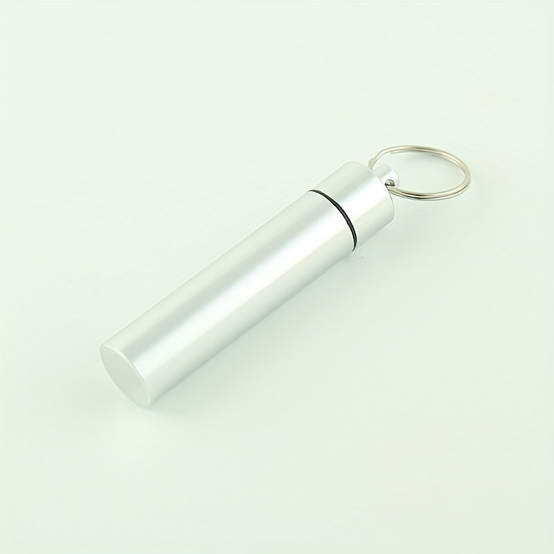 Mini Waterproof Sealed Box Keychain Pendant Outdoor Accessory