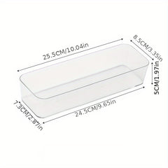 Clear Plastic Storage Box Drawer Organizer for Cosmetics and Stationery