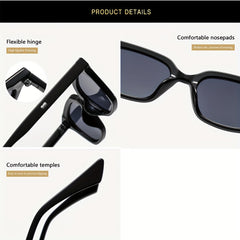 Large Frame Men's Sunglasses UV Protection For Street Photography