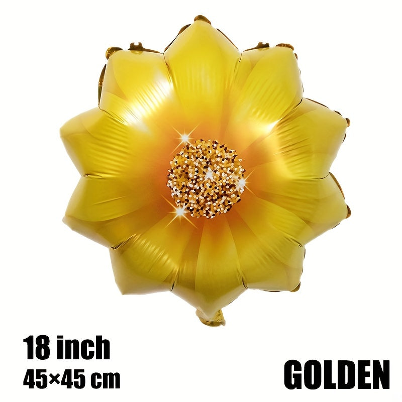 4 Pcs Flower Balloons for Kids' Birthdays, Weddings, and Holidays