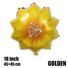 4 Pcs Flower Balloons for Kids' Birthdays, Weddings, and Holidays