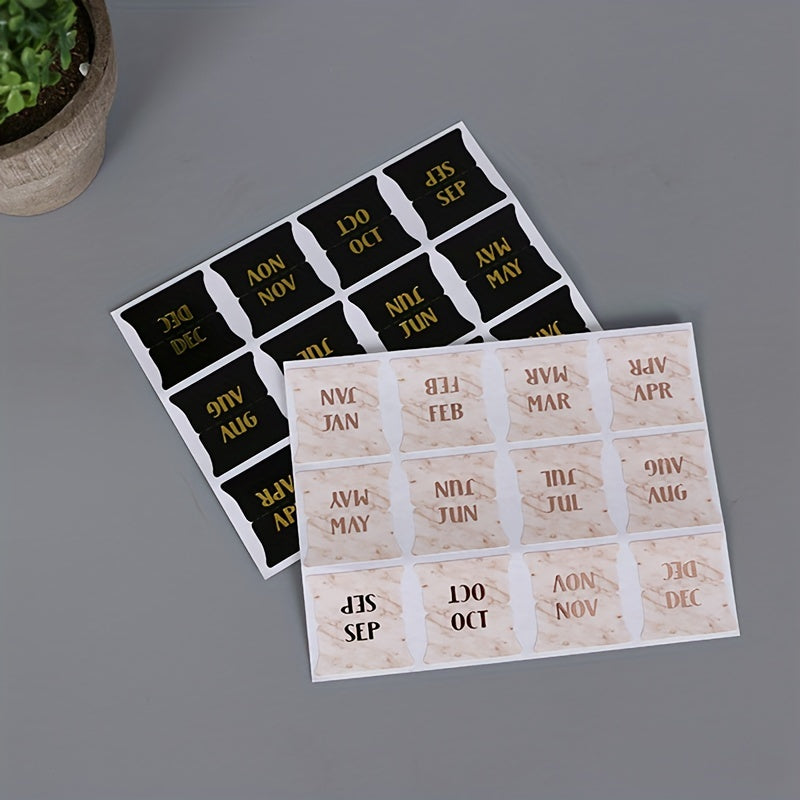 5pcs Monthly Calendar Stickers for Planners and Journals