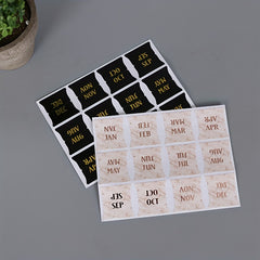5pcs Monthly Calendar Stickers for Planners and Journals
