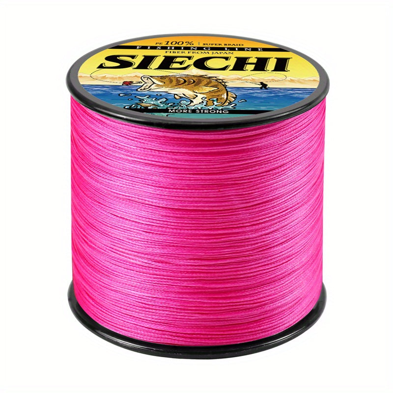 SIECHI 8 Strand PE Fishing Line 300m Pink